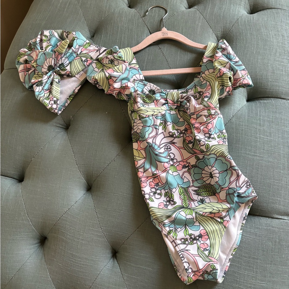 Janie & Jack Bathing Suit/Swim Cap Set